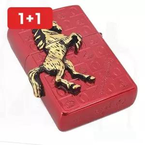 라이터 방풍 자석 케이스 충전식 고급 오일 불꽃 기름통