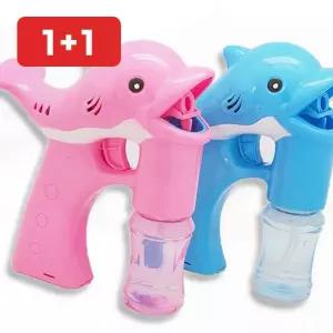 버블건 돌고래 비누방울 어린이 야외 놀이 완구 자동