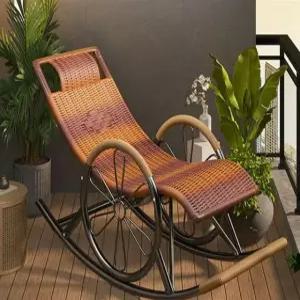 라탄 흔들 의자 체어 쇼파 호텔 야외 라운지 스윙 테라스 북유럽 스윙체어 베란다 쿠션