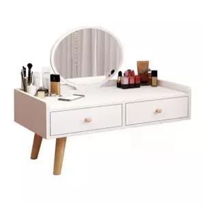 좌식 led 거울 콘솔 틈새 원목 연예인 서랍 학생 낮은 메이크업 방꾸미기 오피스텔