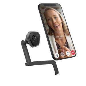 Naztech MagBuddy 엘리트 노트북 스마트폰 마운트 - 자석 Magsafe 마운트, 남성 및 여성 악세사리, 휴대용 컴퓨터 모니터 홀더 핸즈프리 아이 레벨 부착, 아이폰 안드로이드용