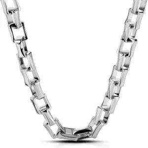 단카디 남성 솔리드 925 스털링 실버 케이블 롤로 링크 체인 목걸이 여성 9MM 10MM-Curb 쿠바 두꺼운 빅