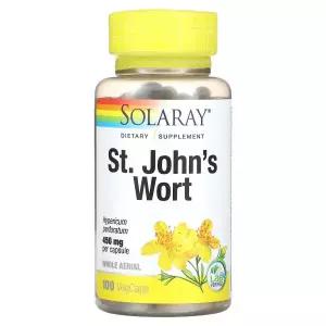 솔라레이 세인트존스 워트 St. John's Wort 450mg 100정 비건