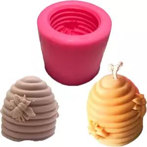 3D 벌집형 양초 몰드 비누 실리콘 허니콤 수제 케이크 베이킹 머핀 초콜릿 쿠키 만들기 도구 컵케이크 왁스