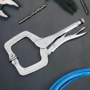 11형 C자 클램프 배관용 파이프 바이스 플라이어 용접공구 스패너