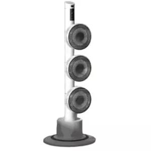 스탠드 3구 선풍기 서큘레이터 업소용 사무실 가정용 타워형 대형 무소음 영업용 강력