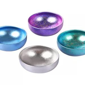 칼라 티타늄 컵 초경량 술잔 아이스플라워 접이식 맥주잔