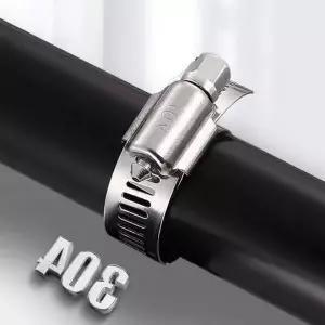 스테인리스 연결 조임 배관 밴드 수도꼭지 부품 32mm 30개입