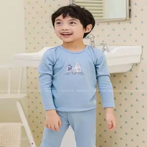PPIPPILONG 아동내복 웜 기모 유아 아동 주니어 실내복 상하 PL FW52-35