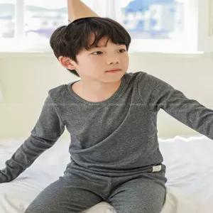 PPIPPILONG 아동내복 도톰한 기모 골지 유아 아동 주니어 실내복 상하 PL FW52-32