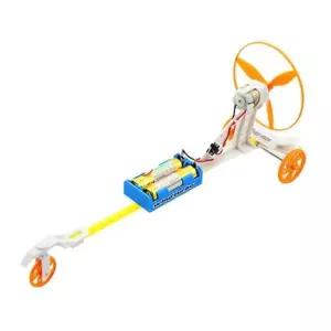 작동과학 전동 프로펠러 자동차 DIY키트/ 전기실험 학습완구 전동차날개