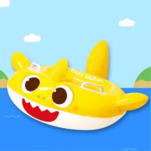 실내수영장 안전마개 손잡이 아기상어 쿠션팬티 튜브 선물용 유아물놀이 공기주입 베란다풀 탈부착