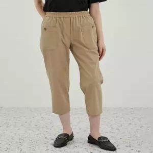 [올리비아로렌]밴딩 아웃포켓 베기팬츠__VVCDL4M4281