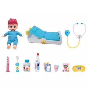 2세여아 인형침대 빛소리 청진기 의사놀이 세트 아이선물 감정표현 동생맞이 18개월 4살