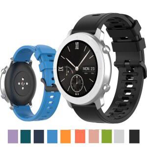 20mm 22mm 손목 스트랩 Xiaomi Huami Amazfit GTR 42mm 실리콘 시계 밴드 밴드, 팔찌 스마트 47mm 액세서리