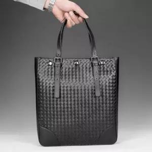 남성용 가죽 토트백 대학생 숄더 크로스백 컴팩트 가방