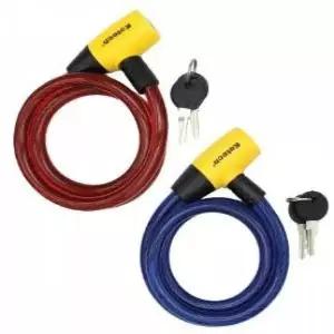 BS 자전거 와이어 열쇠 자물쇠 (색상랜덤)
