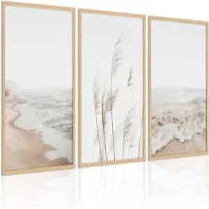 주크리스 비치 월 아트 보호 해안 캔버스 데코 픽처스 팜파스 잔디 오션 포스터 식물 풍경 장면 거실 침실