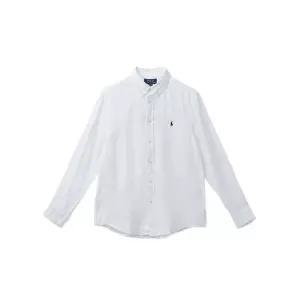 폴로 칠드런 남아 8-18세 리넨 셔츠 화이트 FB854615