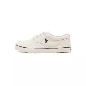 폴로 칠드런 남아 2-7세 키튼 캔버스 스니커즈 아이보리 FB854608