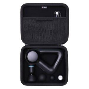 테라건 프라임 G5 / G4 티슈 마사지 건 목 등 다리 어깨 전기 타악기 - 여행용 보호 휴대용 보관 가방, 블랙 케이스 전용