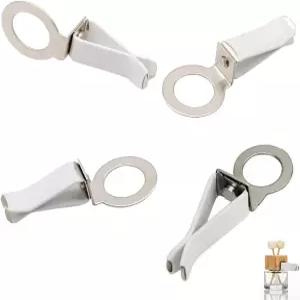 YehVeh 25 팩 자동차 공기 청정기 통풍구 클립 교체 빈 에센셜 오일 디퓨저 병 클램프 홀더 유리 향수 향