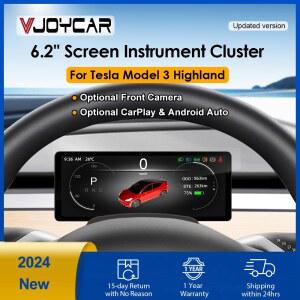 HUD 테슬라 모델 3 하이랜드 디스플레이 성능 속도 계기 카플레이 옵션 안드로이드 자동 전면 카메라 최신