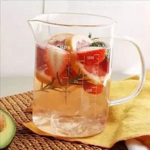 내열 유리 계량 컵 투명 베이킹 계량 컵 이유식 요리