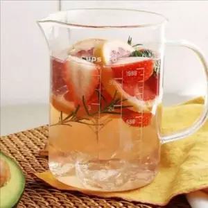 내열 계량 컵 1000ml 베이킹 유리 계량 컵 주방용 비커