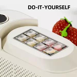 데스크탑 제빙기 자동 8 솔리드 제빙기 휴대용 자동차 장착형 큐브 아이스