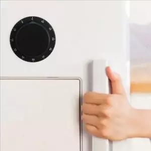 냉장고 자석 타이머 베이킹 쿠킹 타이머 무전원 주방용 블랙 요리