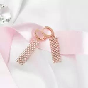 금침 원터치링 여성귀걸이 로즈골드 귀걸이선물 드롭 여자귀걸이 여성귀걸이 귀걸이선물