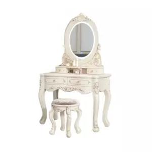 엔틱화장대 학생 수입 가구 틈새 서랍장 거실 화이트 거울 북유럽 심플 공주 책상
