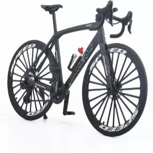 자전거 애호가를 위한 쿠아스팅 합금 미니 로드 장난감 모델 레이싱 바이크 1 8 스케일 케이크 탑퍼