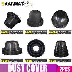2 조각 자동차 HID LED 라이트 커버 방진 75 80 전조등 먼지 방수 65 캡 100MM 고무 95 씰링 70 85 60 90