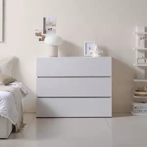 하나 3단 서랍장 1000 수납장 와이드서랍장 드레스룸 옷수납 거실수납장 거