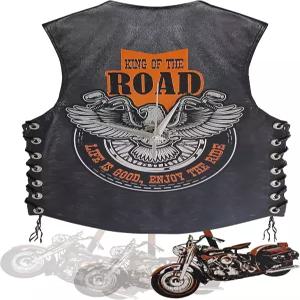 굿타임 모터사이클 월 시계 진자 스윙 아트 팬 소유자를 위한 선물 남녀를 할리 데이비슨 선물.