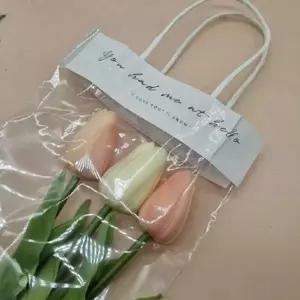 [셀러에이드]작은 플라워 포장 봉투 비누 선물 포장 봉투 꽃다발 투명