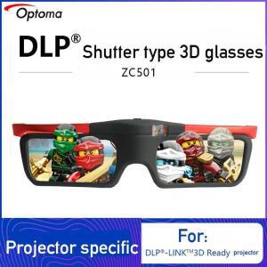 Optoma 충전식 정품 3D 안경, ZC501 액티브 셔터, DLP LINK BenQ Acer JmGo XGIMI 샤오미 프로젝터용