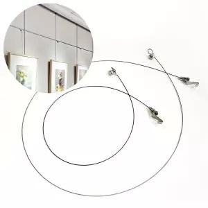 천장용 액자레일 걸이 와이어 액자걸이 갤러리 전시 AhO8+8Fnj