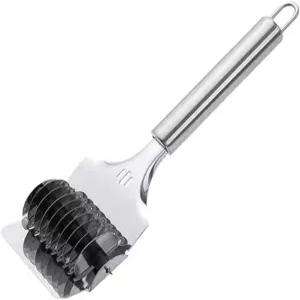 파스타 면 커터 고급 스테인리스 스틸 스파게티 메이커 격자 롤러 반죽 다진 고기 주방 조리 도구