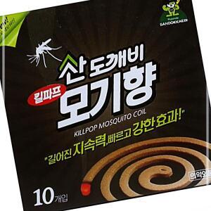 [2개구성] 모기향 10개입 10통 총100코일 해충 모기약 파리약 산도깨비 IPW8D327B