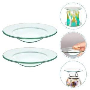 램프 오일 플레이트 유리 연꽃 난방 기계 접시 대형
