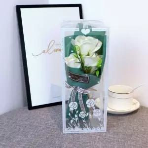 BS 장미 장식 포인트 미니 비누 장미 꽃다발 인테리어꽃