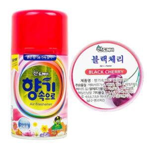 [2개구성] 향기속으로 형 제 블랙체리 290ml 탈취 리필 방향 ARWB15F38