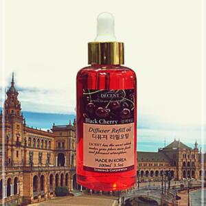 [2개구성] 리필 블랙체리 대용량 차향수 화장실방향제 아로마 냄새제거 디퓨저 FLWFGP50L