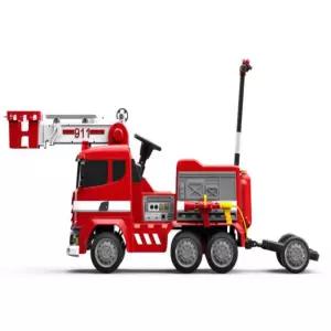 소방전동차 리모콘 탑승형 전동차 레드 4륜 선물