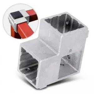 파이프 연결 부속 30mm 은색 조립 브라켓 클램프 멀티 소켓