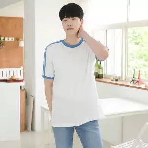 [골드스마일]TBZ 교복몰 에어로쿨 2선라운드반팔 4컬러 반티 생활복 단체티주문