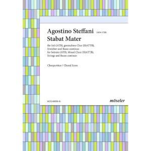 스타바트 마터: 솔리스트(ATB), 혼성 합창단(SSATTB), 현악기 및 바소 콘티뉴. 파트 드 œ르.